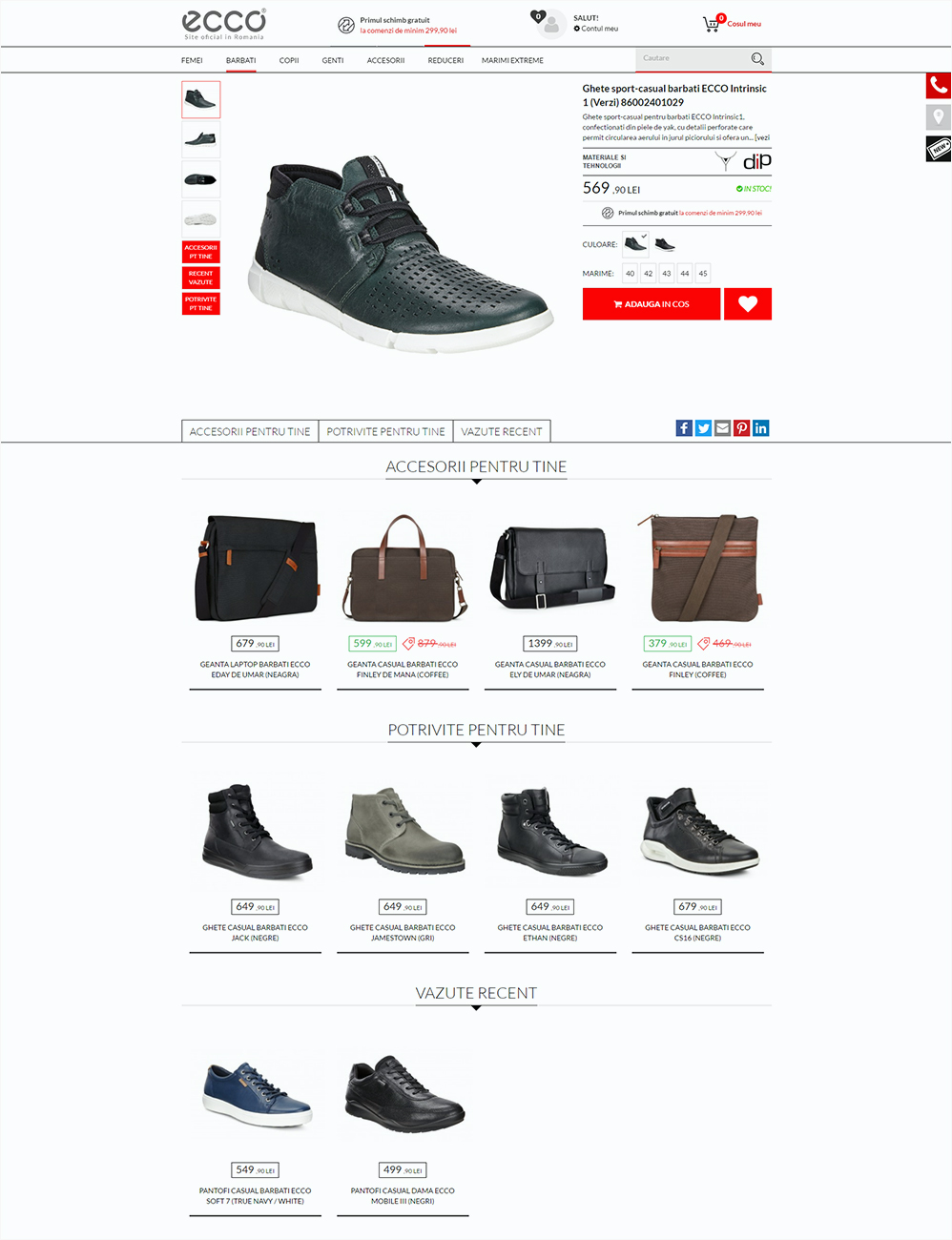 ECCO online shop