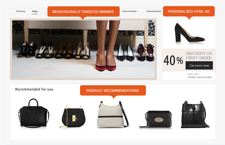 Product recommendation example